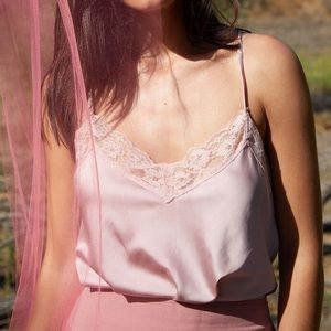 Pacsun lace trimmed tank